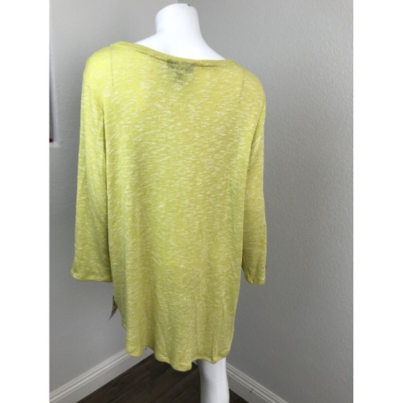 STYLE & CO. Sz 3x Shirt Green Plus Size Blouse - Picture 3 of 8